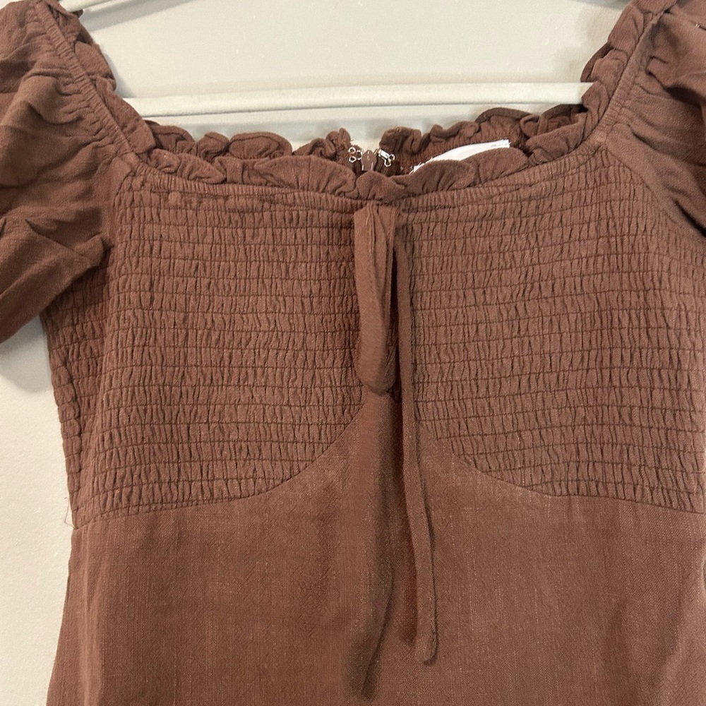 NWOT Gilli Brown Mini Dress, Size S - Picture 2 of 8